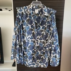 Misa Floral blouse size small